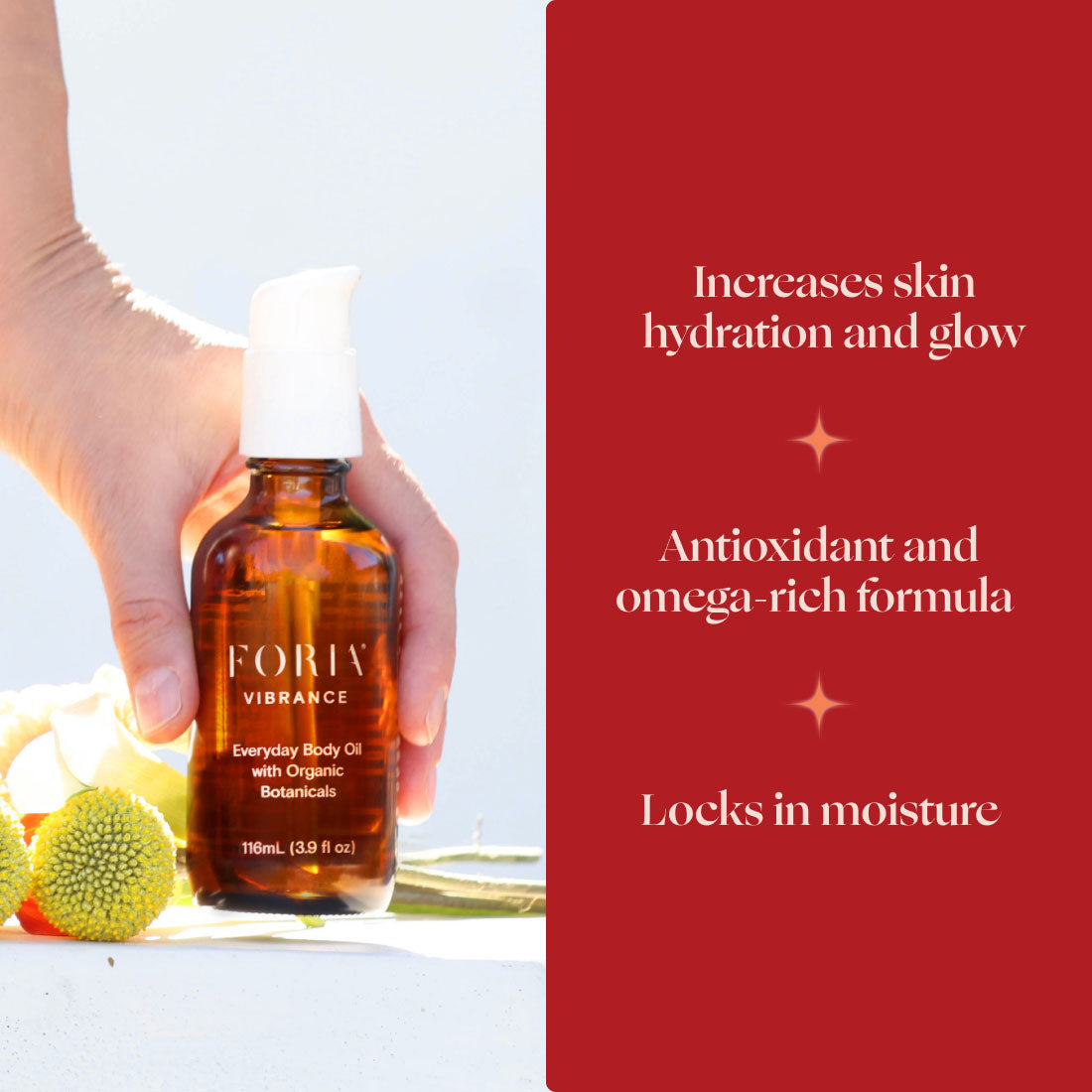 Foria Everyday Body Oil with Organic Botanicals 3.9 fl oz