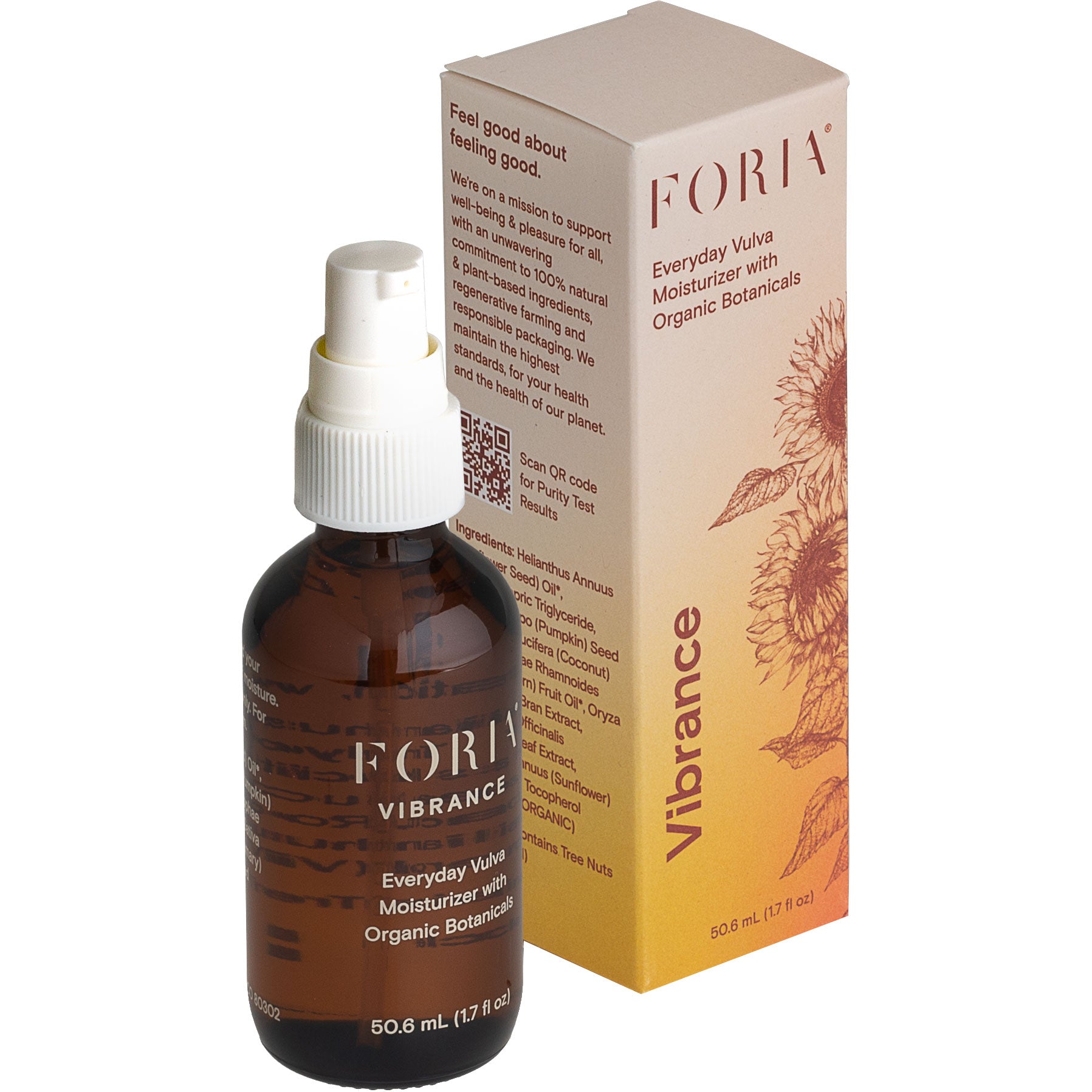 Foria Everyday Vulva Moisturizer with Organic Botanicals 1.7 fl oz