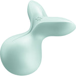 Satisfyer Viva La Vulva 3 Rechargeable Waterproof Silicone 12-Function Clitoral Vibrator - Mint