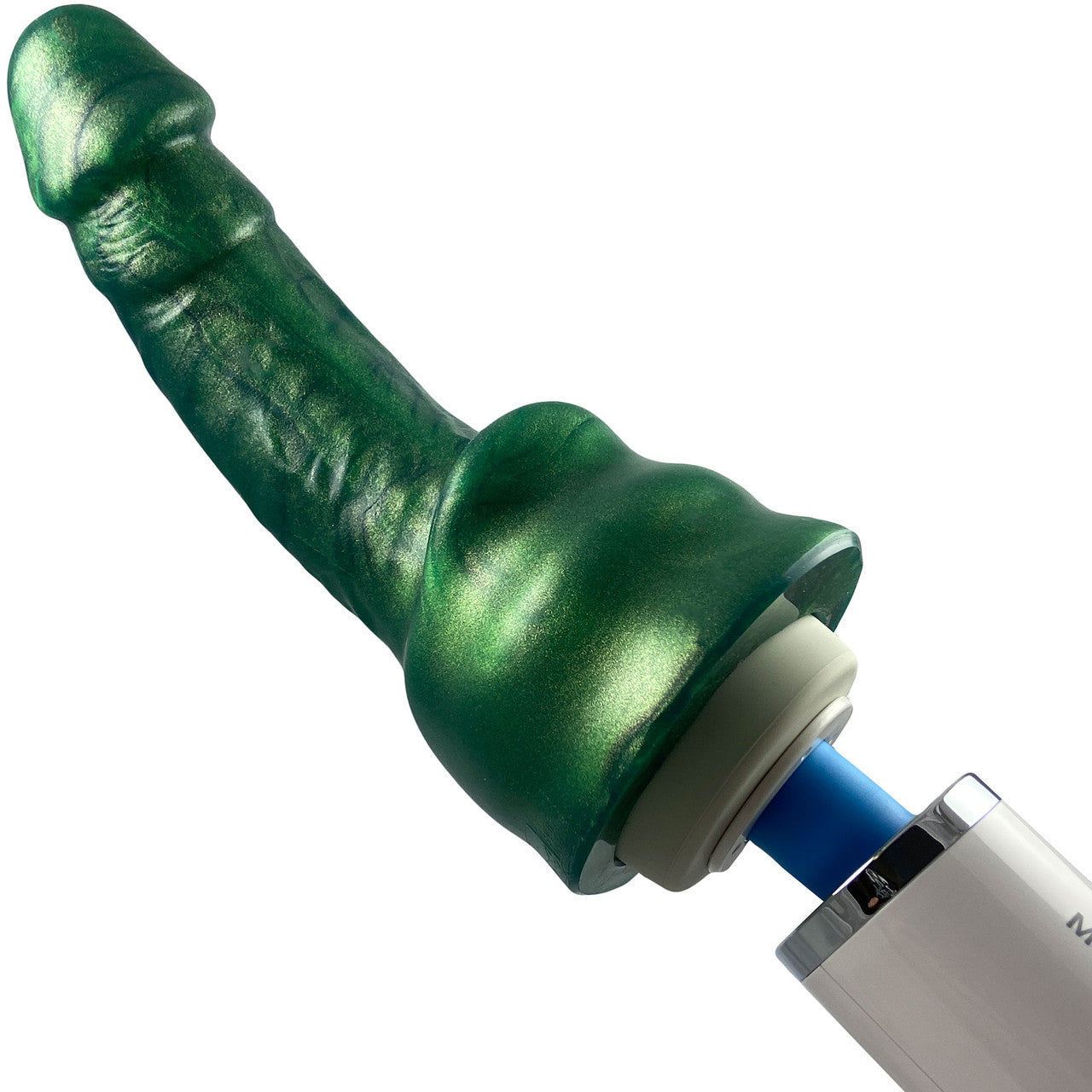 Wanderer Magic Wand Silicone Dildo Attachment By Vixen - Emerald Green