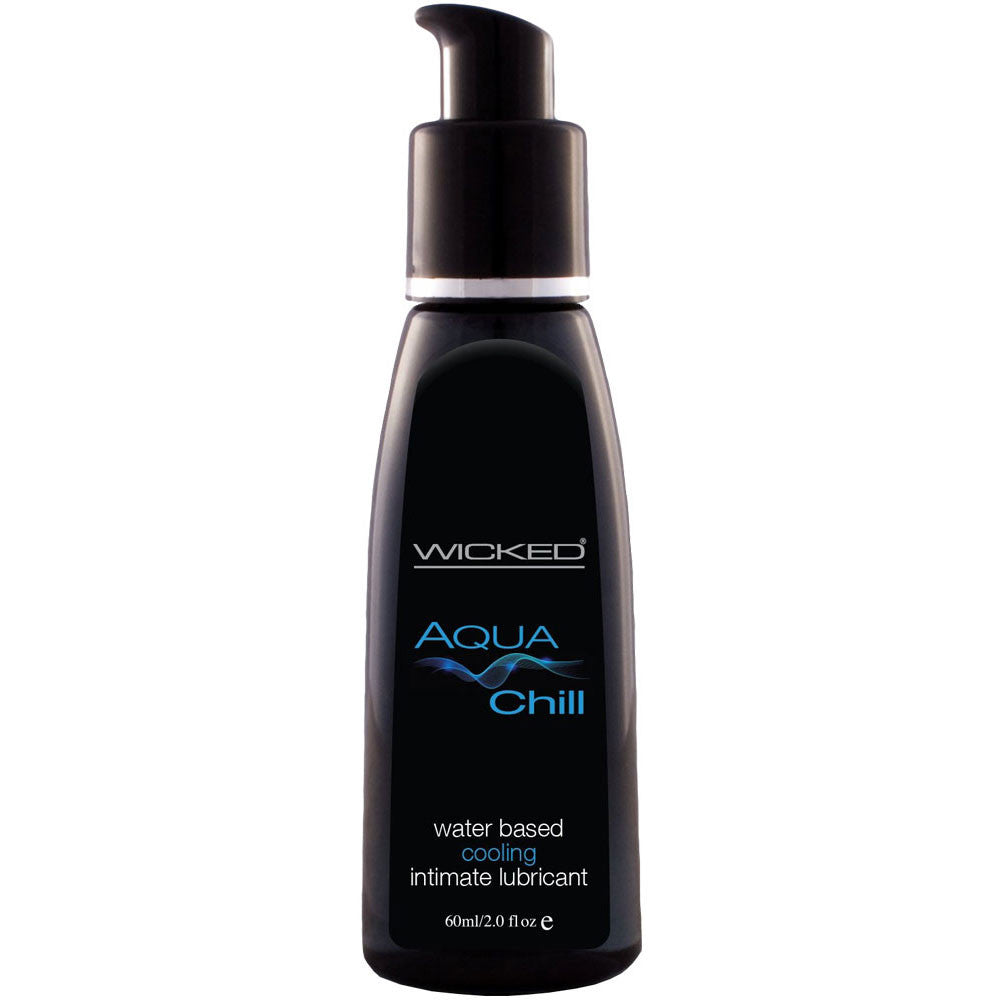 Wicked Aqua Chill Water Based Personal Lubricant 2 fl oz Wicked Aqua Chill Water Based Personal Lubricant 2 fl oz