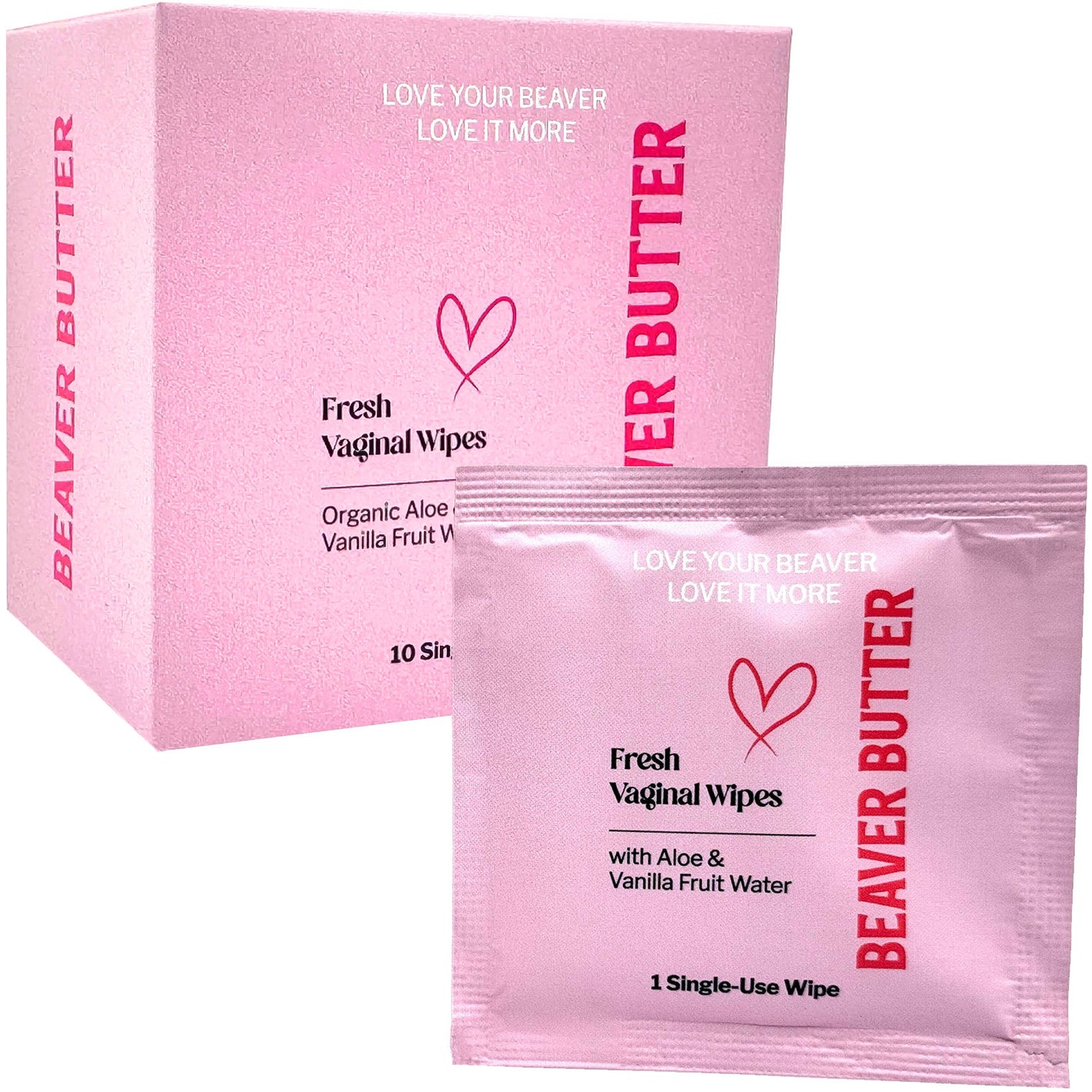 Beaver Butter Individual Fresh Wipes - 10 Pack