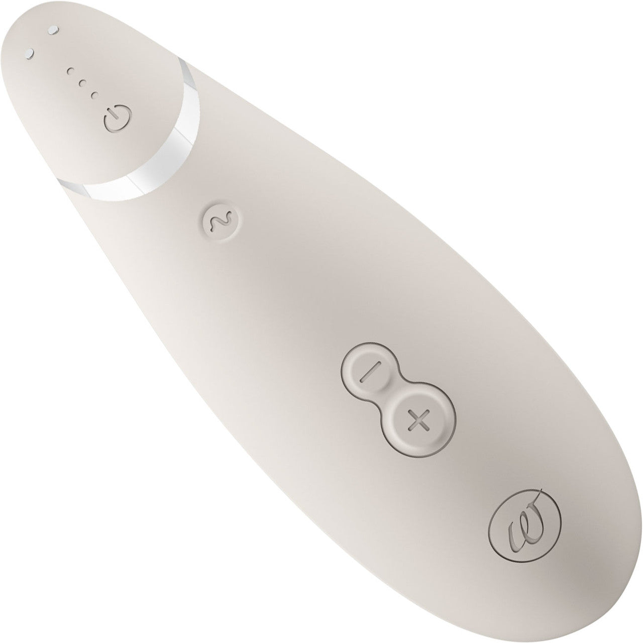 Womanizer Premium 2 Pleasure Air Clitoral Stimulator - Warm Grey