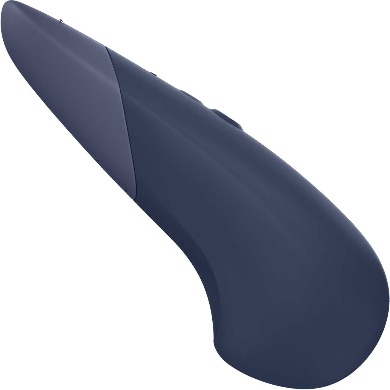 Womanizer Vibe Ultra Quiet Rumbly Silicone Lay-On Vibrator - Dark Blue