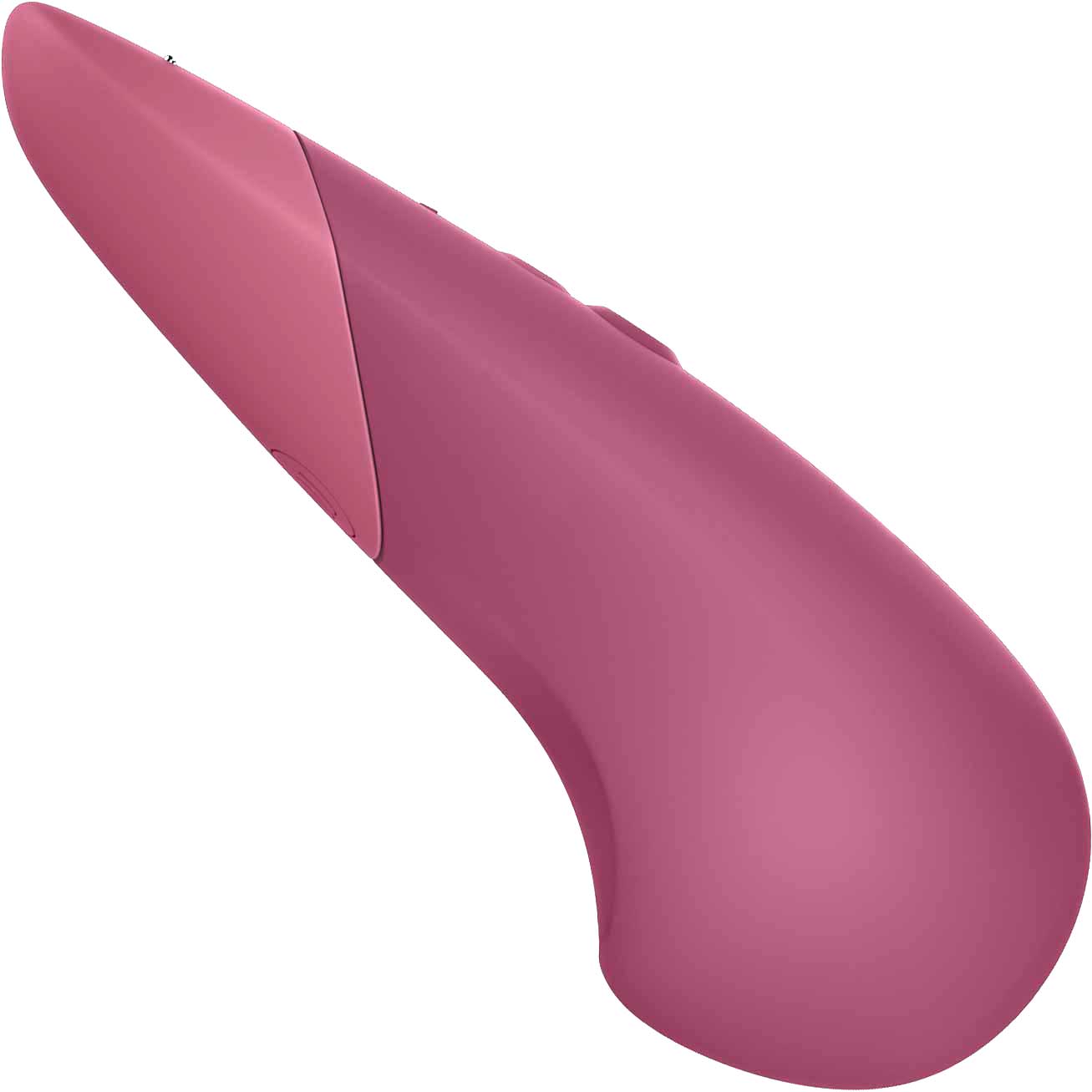 Womanizer Vibe Ultra Quiet Rumbly Silicone Lay-On Vibrator - Dusky Pink