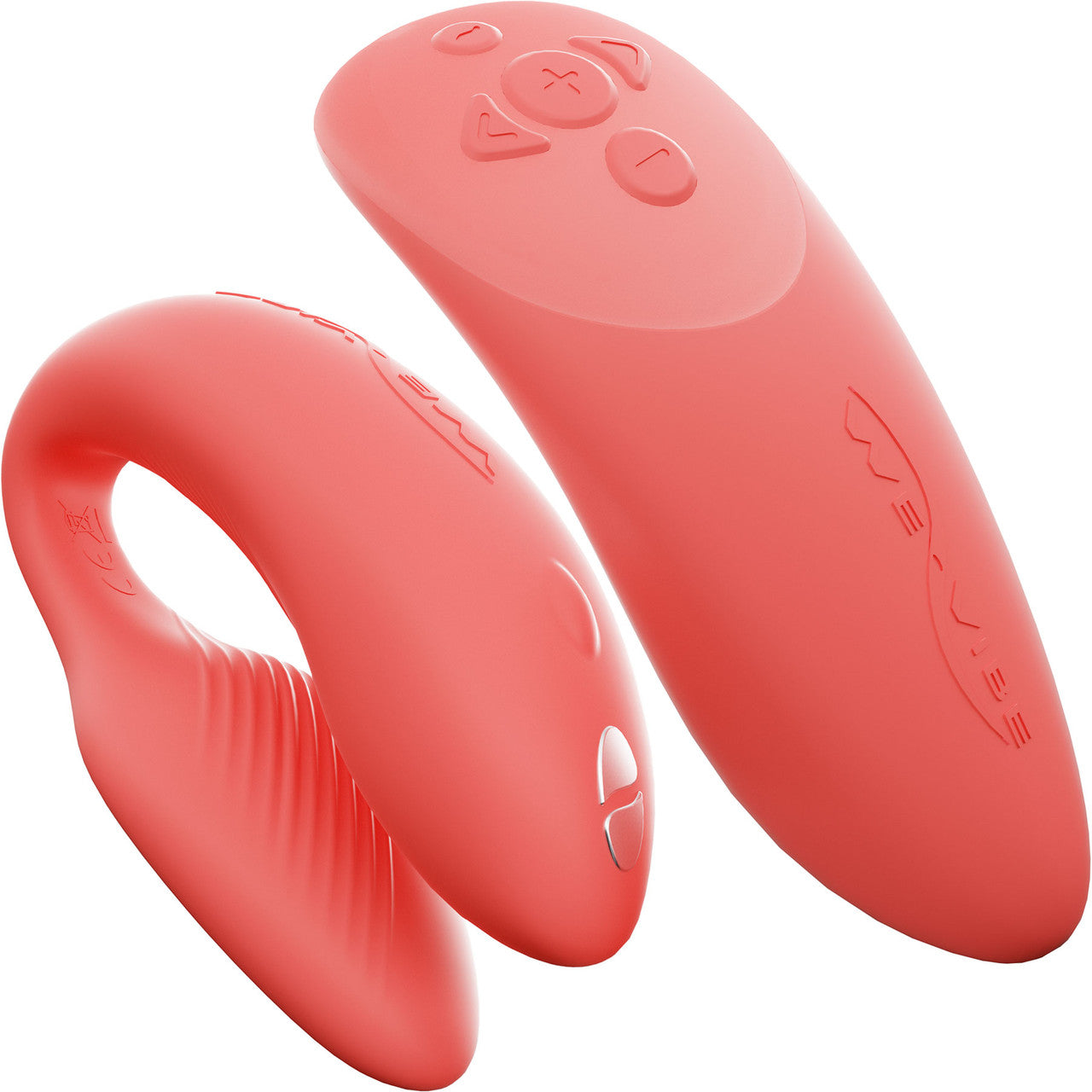 We-Vibe Chorus Remote & App Controlled Couples Vibrator - Crave Coral