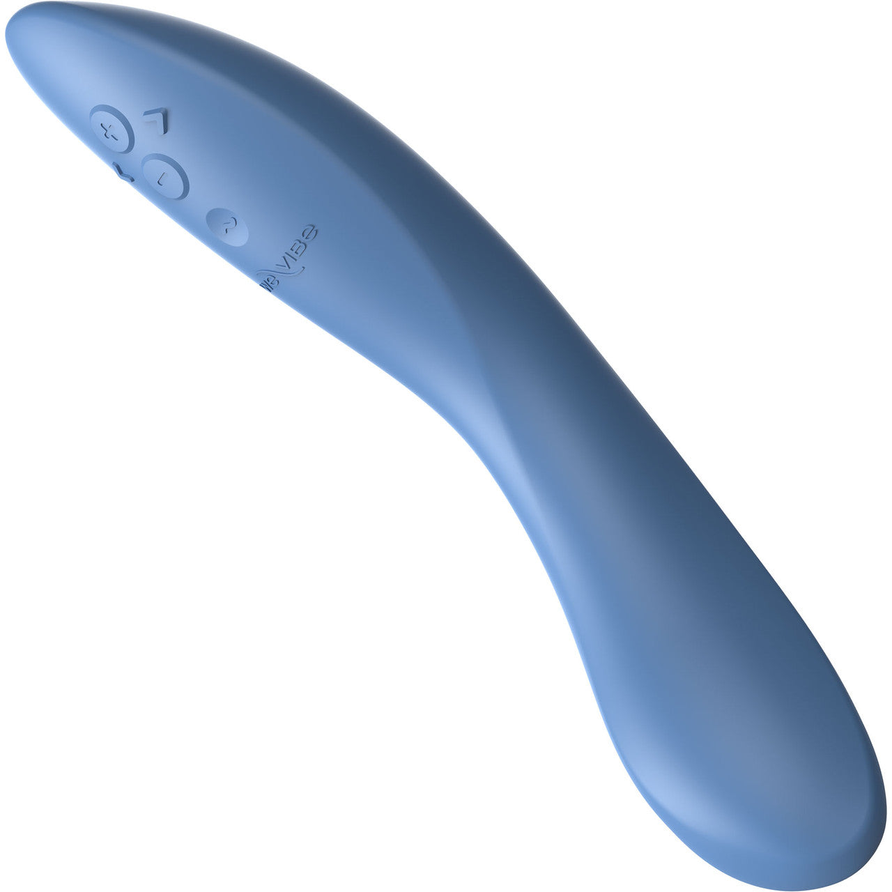Rave 2 Twisted Pleasure By We-Vibe Silicone Rechargeable G-Spot Vibrator - Muted Blue