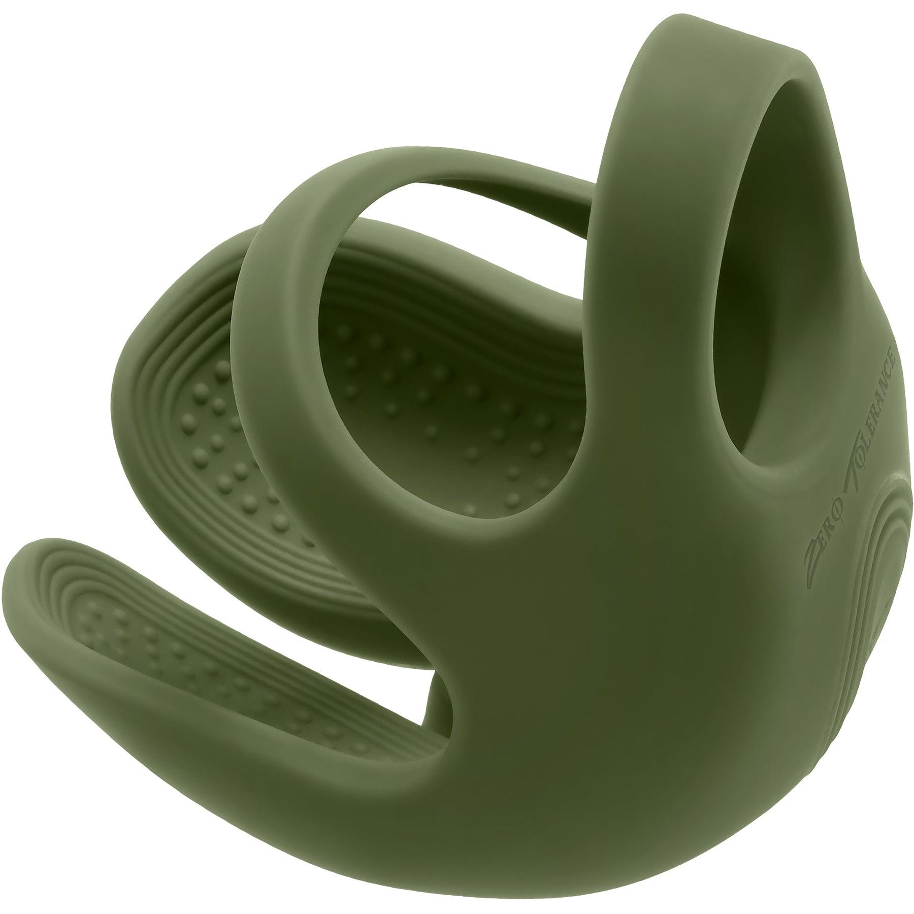 Zero Tolerance Nutty Buddy Rechargeable Silicone Dual Cock Ring With Vibrating Ball Cup