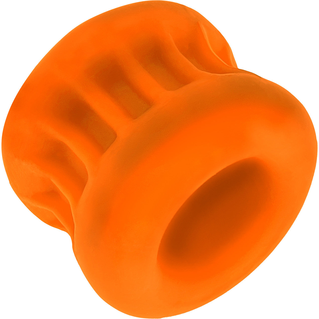 Oxballs Core Ribbed Grip Squeeze Ball Stretcher - Orange Ice