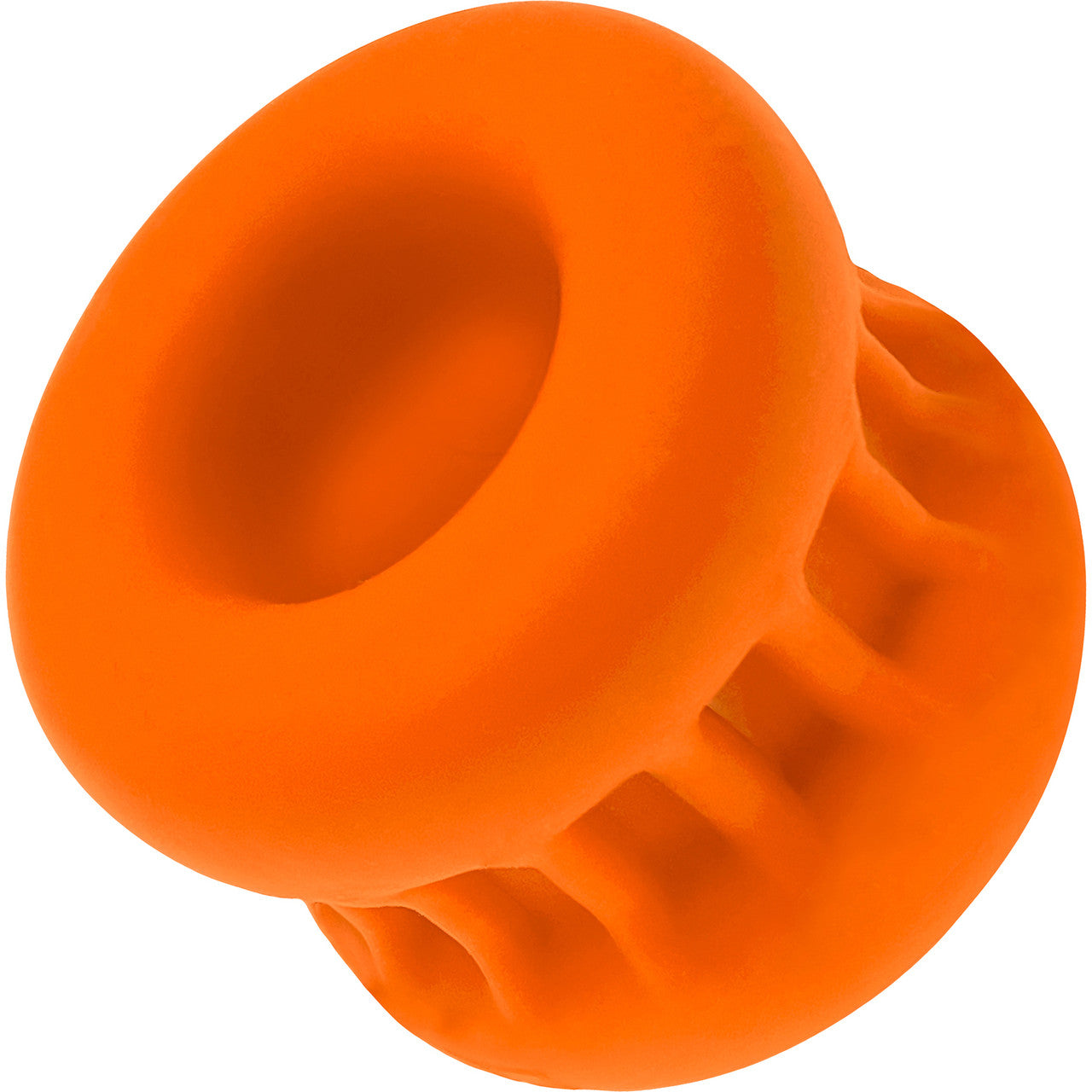 Oxballs Core Ribbed Grip Squeeze Ball Stretcher - Orange Ice
