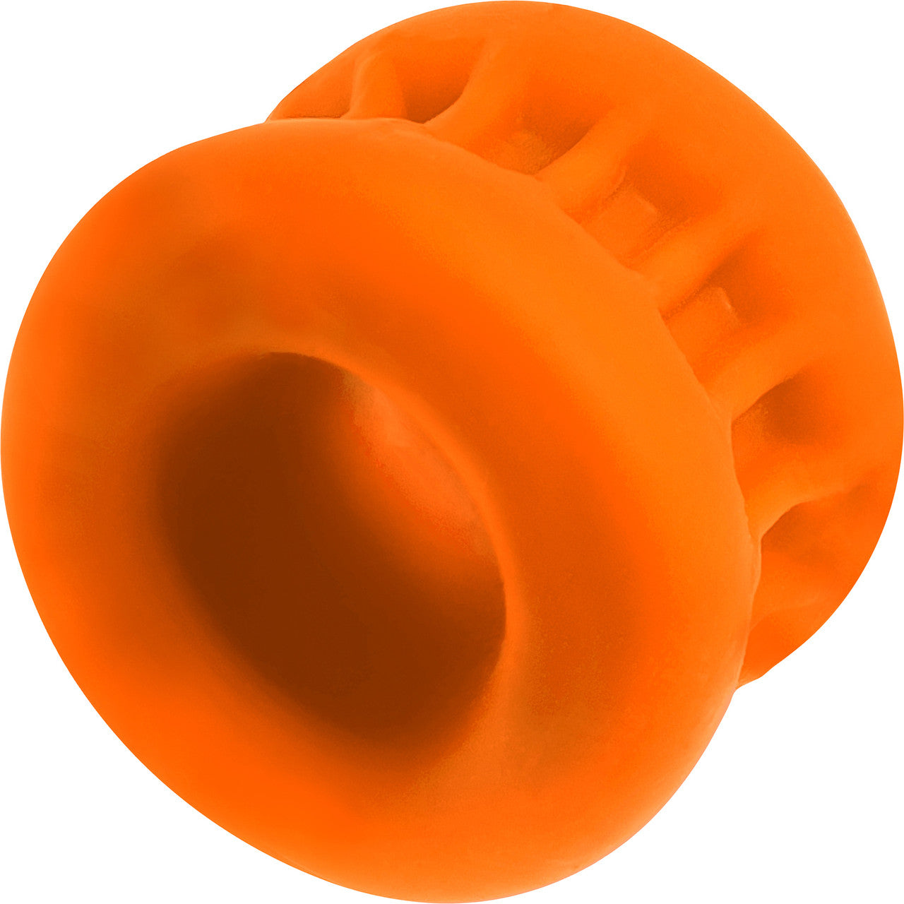Oxballs Core Ribbed Grip Squeeze Ball Stretcher - Orange Ice