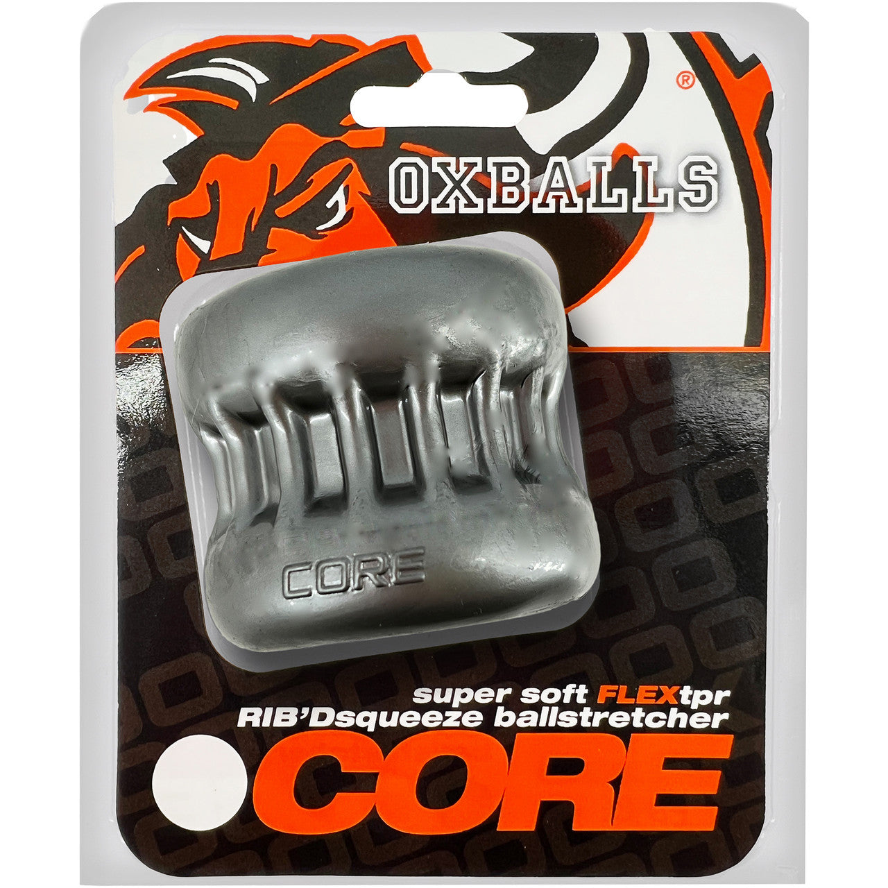 Oxballs Core Ribbed Grip Squeeze Ball Stretcher - Steel
