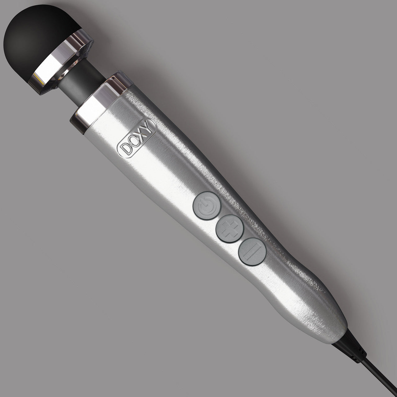 Doxy Die Cast 3 Extra Powerful Massage Wand Vibrator - Brushed Metal