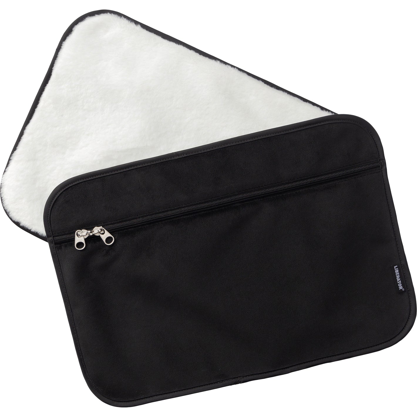 Fascinator Stash Pad Fur Toy Storage Bag - White Fur