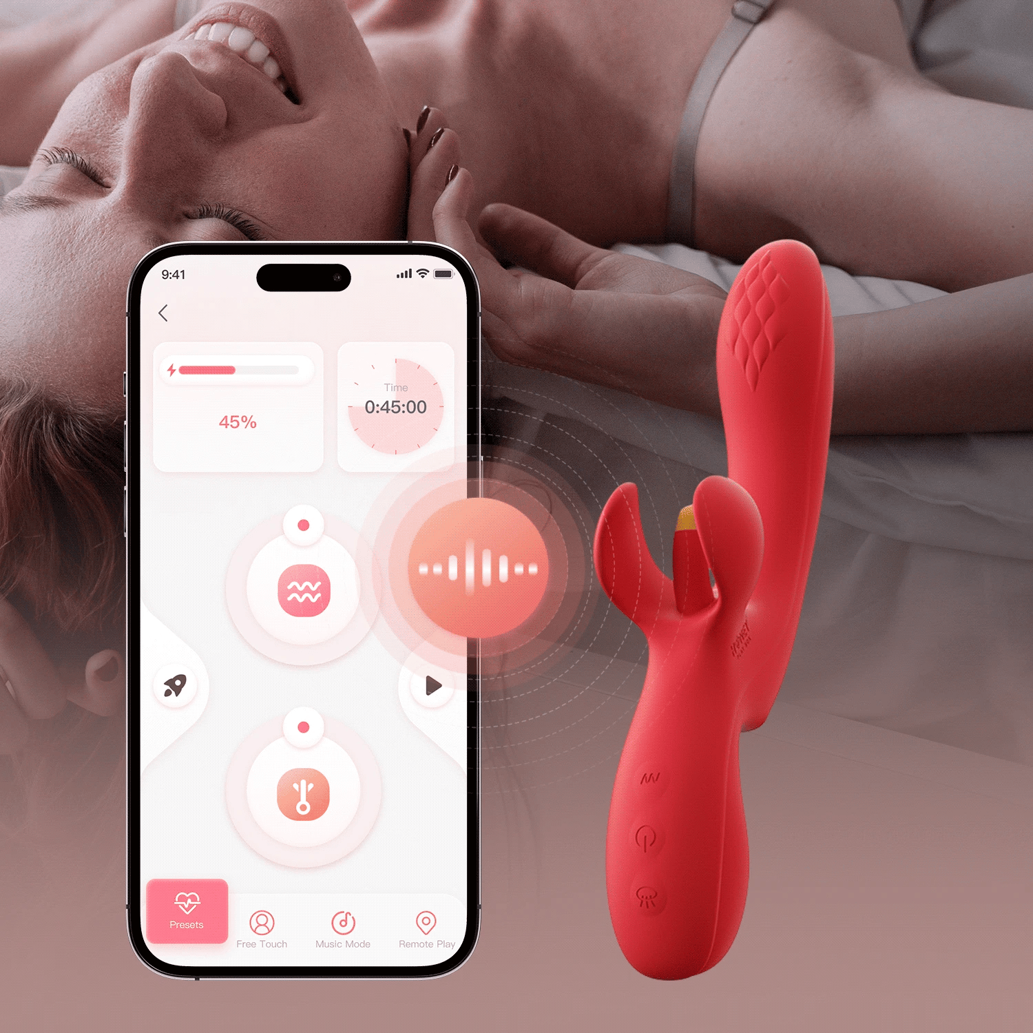 Honey Play Box FORTEXA Dual Sensation Clitoral Tapping & G-Spot Vibrating Stimulator - App Graphic