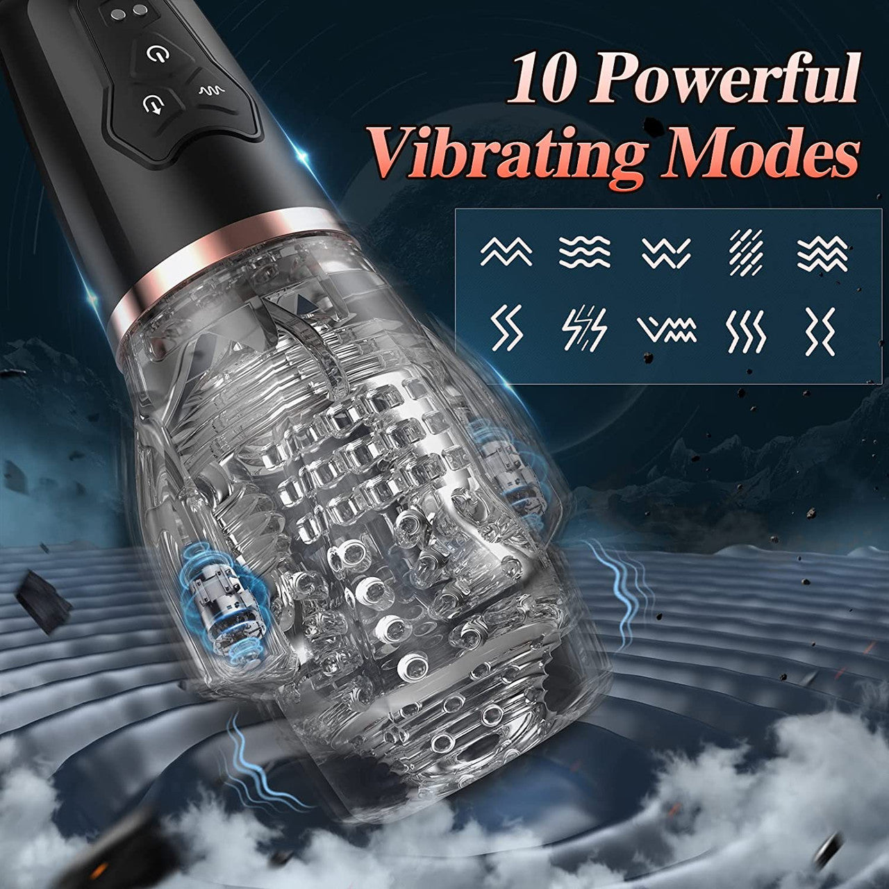 The Male Rose 2 Sucking And Vibrating Oral Sex Penis Masturbator