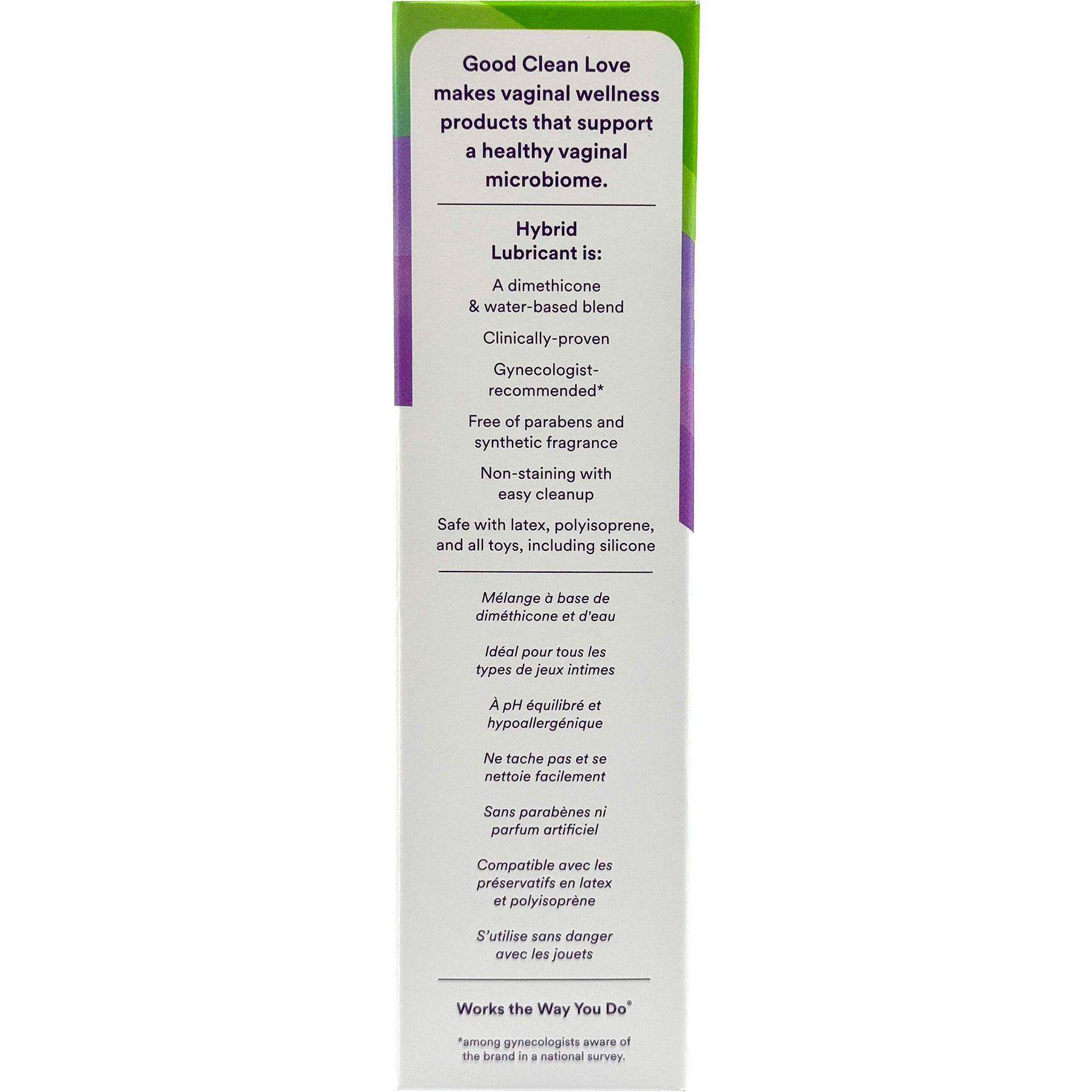 Good Clean Love Hybrid Silicone & Water Based Personal Lubricant 1.69 oz