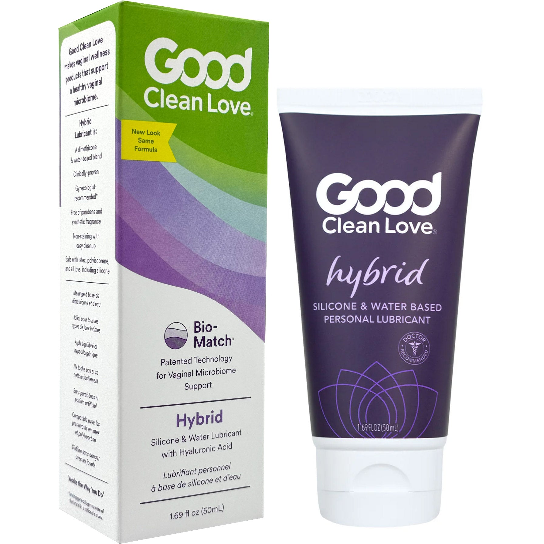 Good Clean Love Hybrid Silicone & Water Based Personal Lubricant 1.69 oz