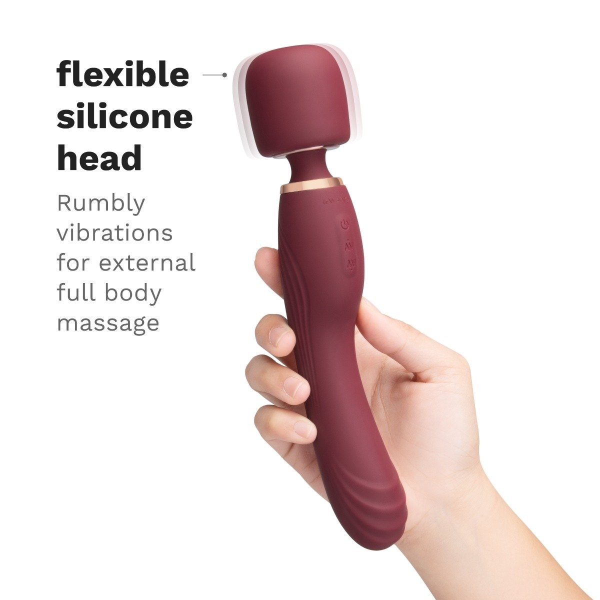Le Wand Flat Top Fusion G Double-Ended Petite Wand Silicone Vibrator