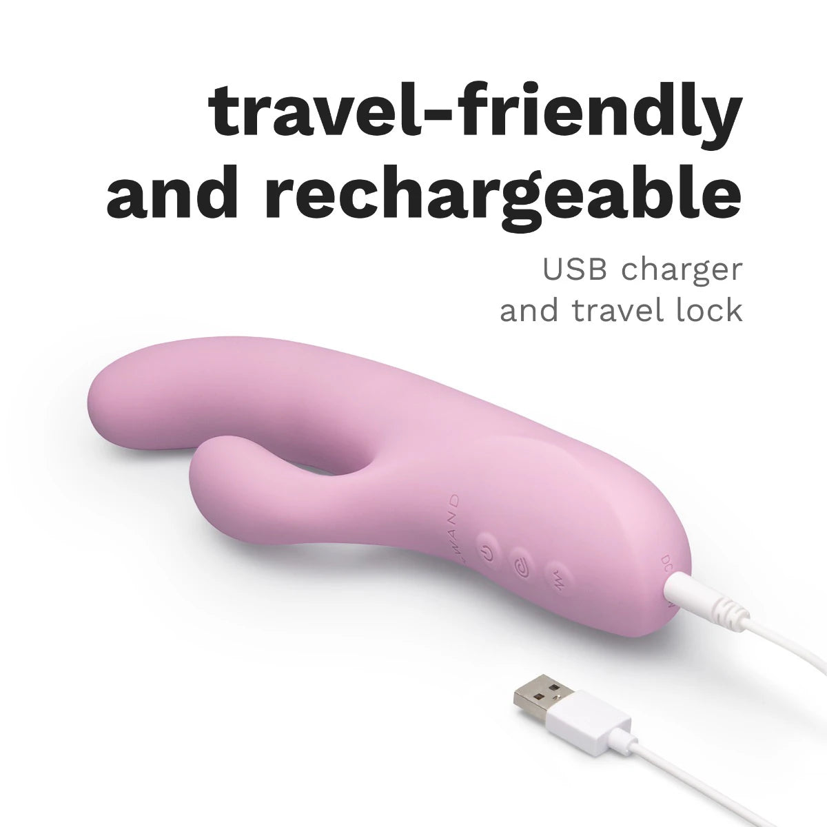 Le Wand Hither Rechargeable Rocking Silicone Rabbit Vibrator