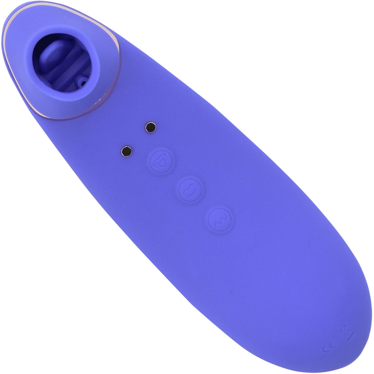 NU Sensuelle Trinitii 26-Function Flickering Tongue Vibrator With Suction - Ultra Violet