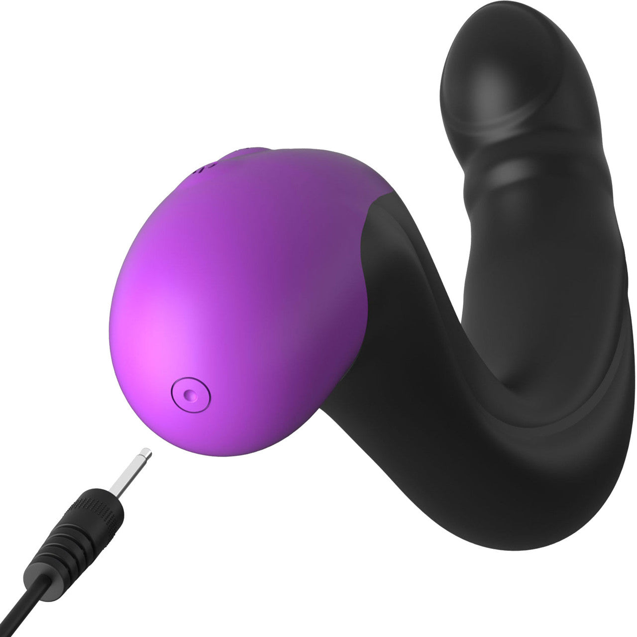 Anal Fantasy Elite Hyper-Pulse Rechargeable Silicone P-Spot Massager by Pipedream - Black