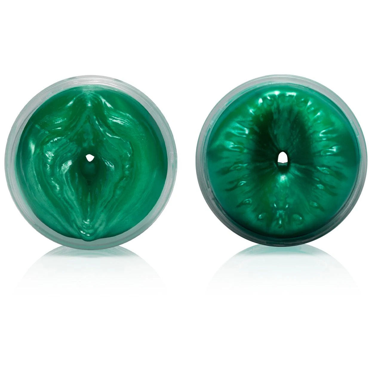 Fleshlight QUICKSHOT Alien Metallic Lady & Butt - Compact Masturbation Sleeve - Green