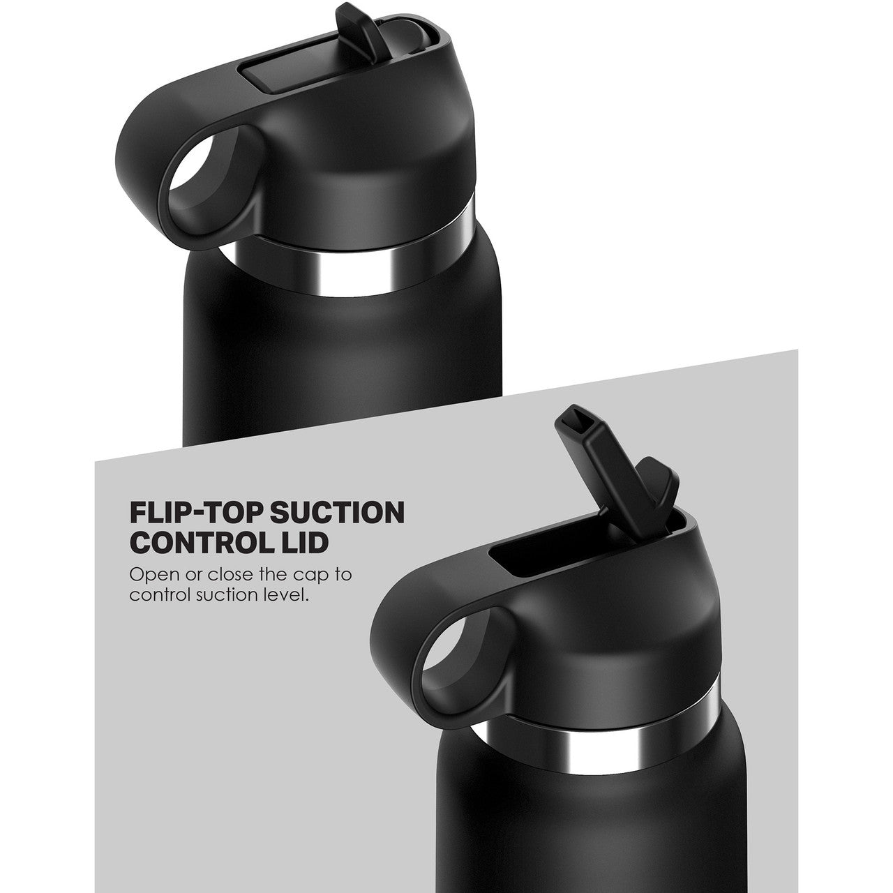 PDX Plus Fap Flask Thrill Seeker Discreet Water Bottle Penis Stroker By Pipedream - Frosted