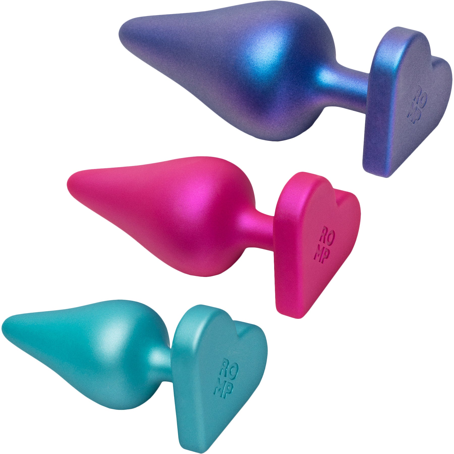 ROMP Luster Silicone Butt Plug Set ROMP Luster Silicone Butt Plug Set
