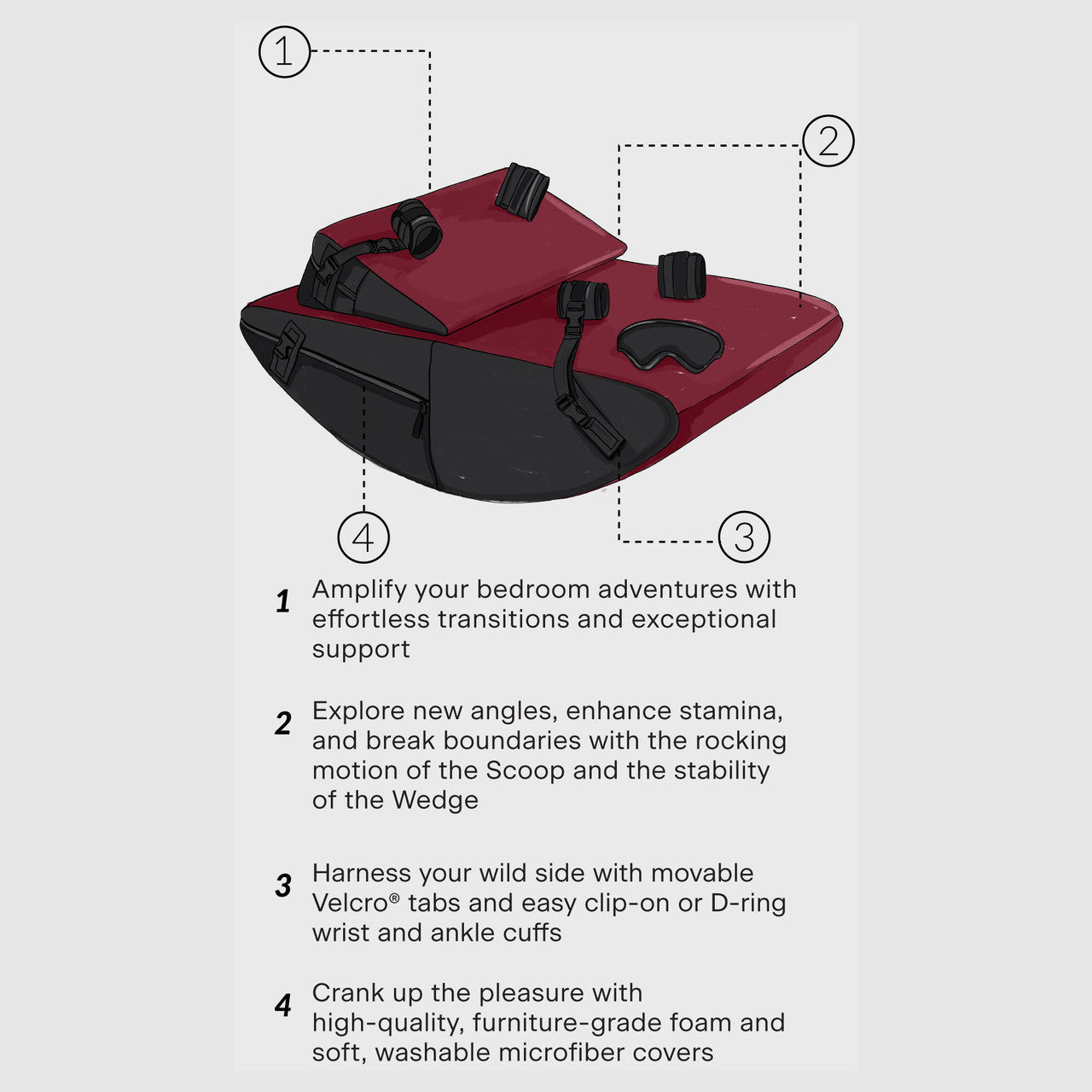 Liberator Scoop / Wedge Combo Valkyrie Edition - Velvish / Microloop With Microfiber Cuff Kit, Natural