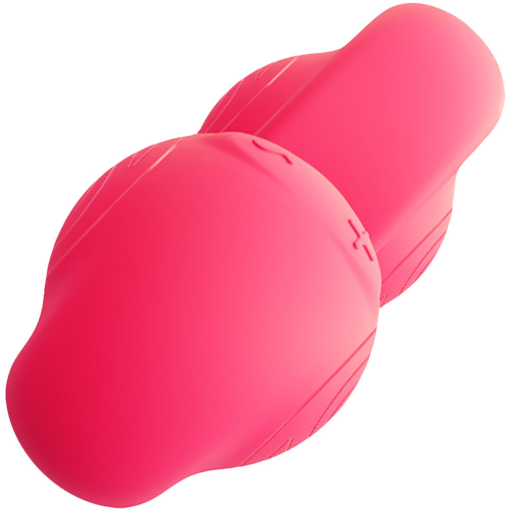 Snail Vibe Silicone Rechargeable Waterproof Dual Stimulation Science Based Vibrator - Pink