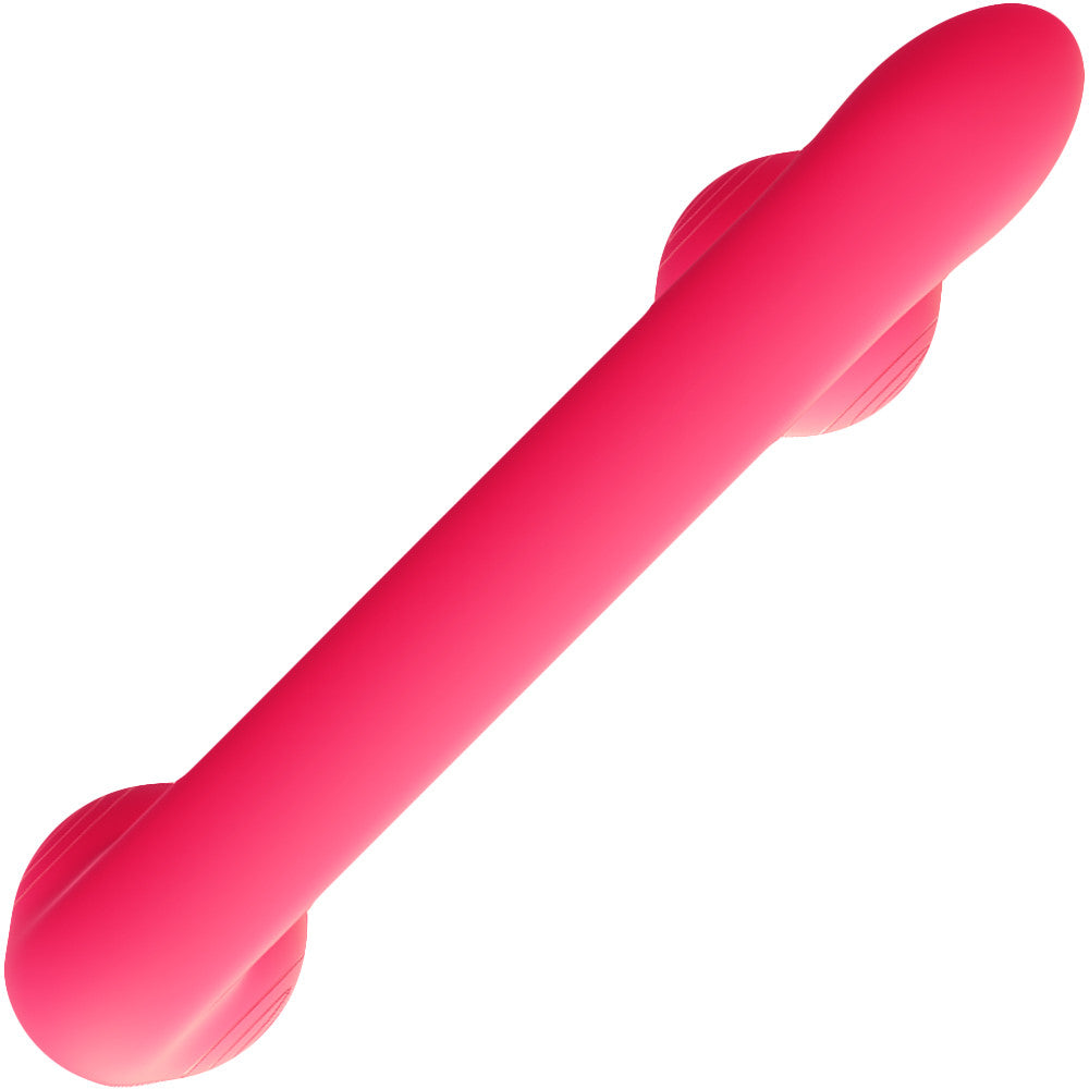 Snail Vibe Silicone Rechargeable Waterproof Dual Stimulation Science Based Vibrator - Pink