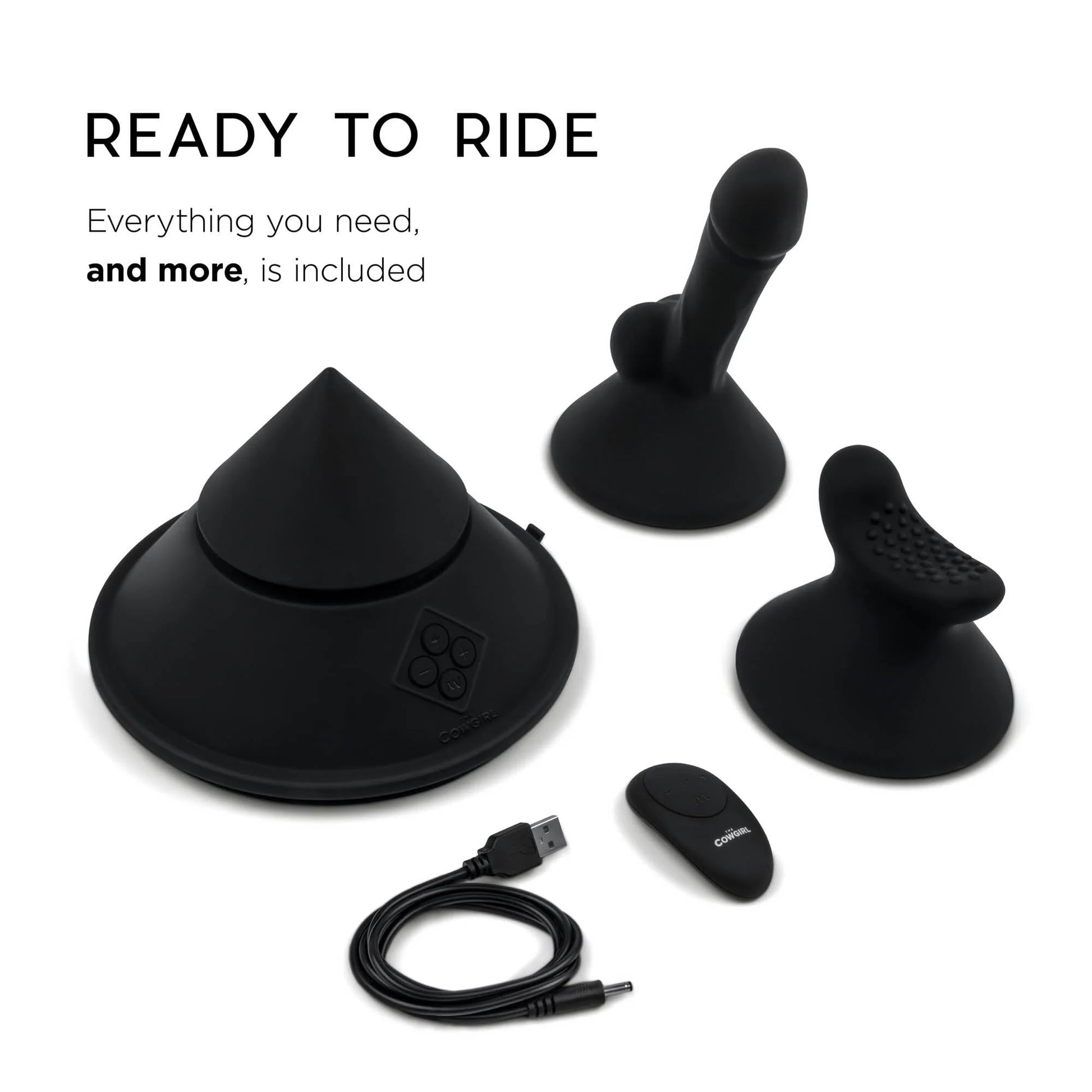 The Cowgirl Cone Remote & App Controlled Premium Silicone Sex Machine