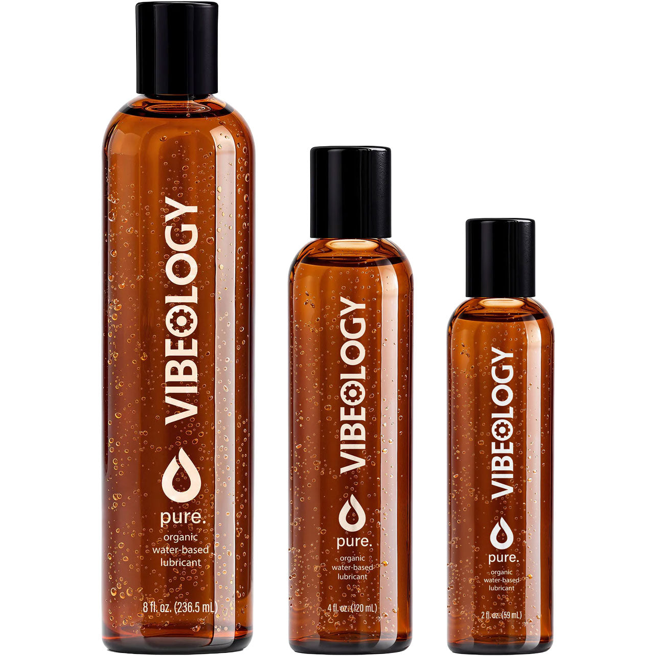 Vibeology Pure Organic Aloe & Water-Based Personal Lubricant - All Sizes