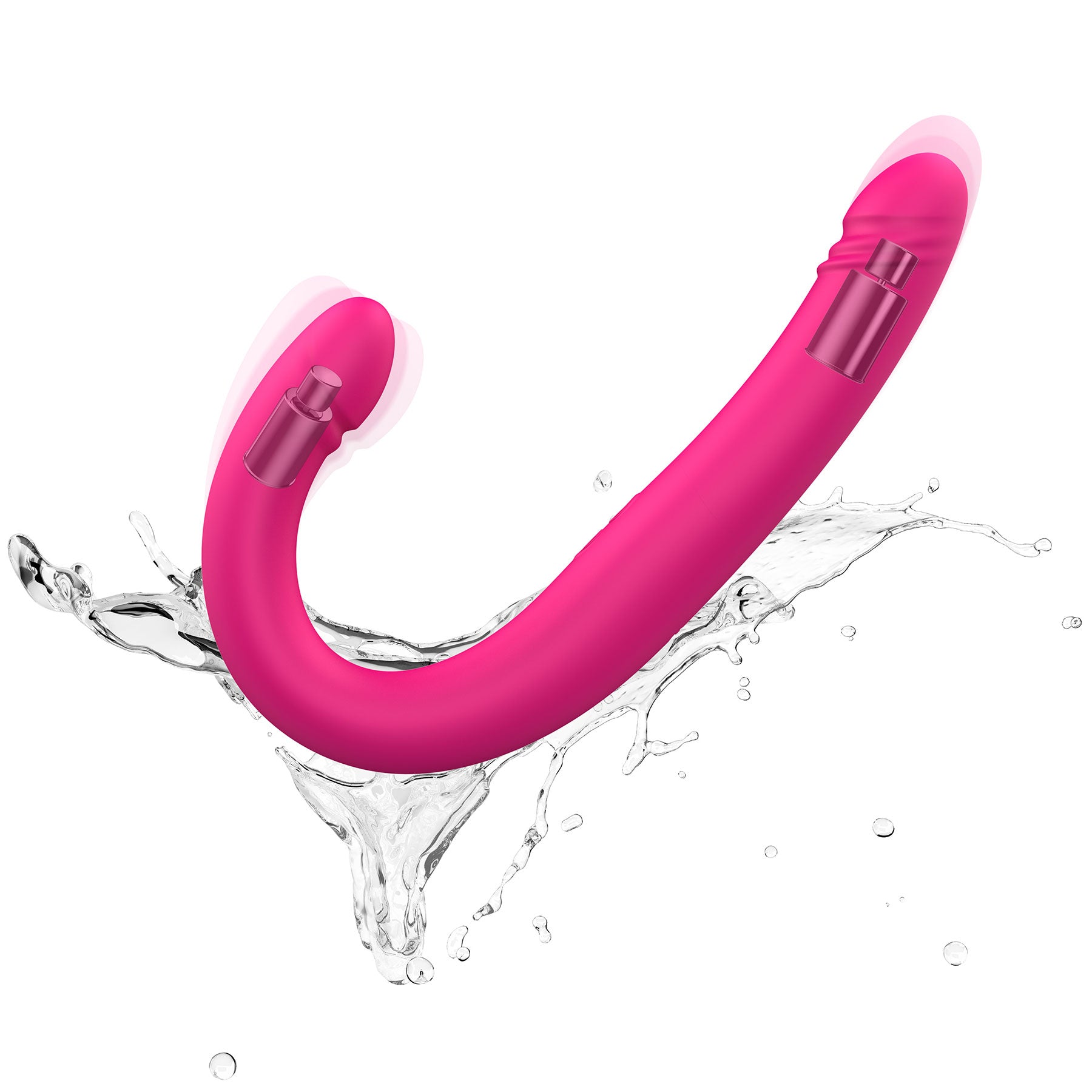 Dorcel Orgasmic Double Do Silicone Vibrating Double Shimmy Dildo