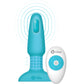 b-Vibe Rimming Plug 2 Remote Control Silicone Vibrating Anal Toy - Teal