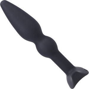 Perfect Plug Velvety Soft Silicone Butt Plug By Tantus - Onyx