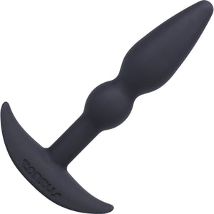 Perfect Plug Velvety Soft Silicone Butt Plug By Tantus - Onyx