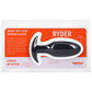 Ryder Silicone Butt Plug By Tantus - Onyx