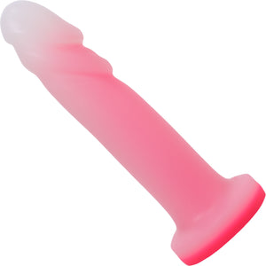 Flurry O2 Dual Density Silicone Dildo By Tantus - Rose Quartz