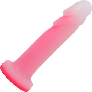 Flurry O2 Dual Density Silicone Dildo By Tantus - Rose Quartz