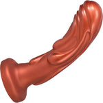 Magma Silicone 7" Dildo By Tantus - Copper