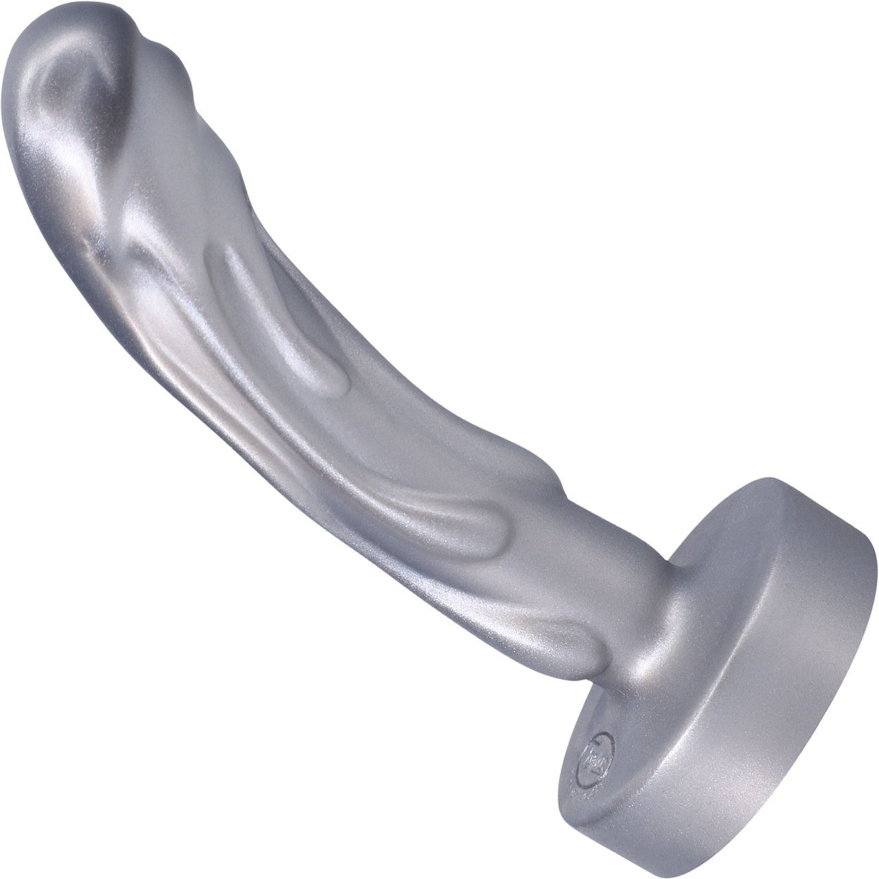 Mini Magma Silicone 5" Dildo By Tantus - Silver