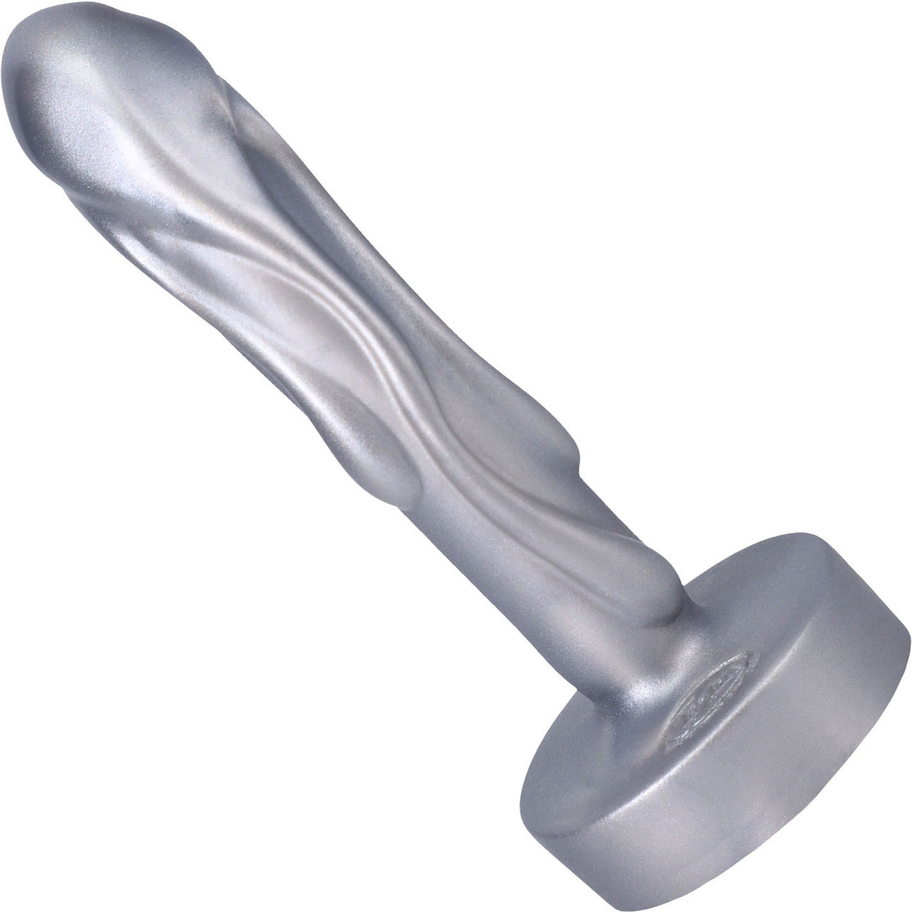 Mini Magma Silicone 5" Dildo By Tantus - Silver