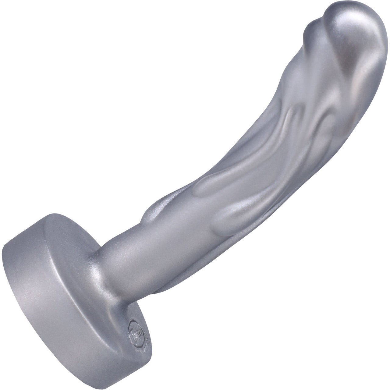 Mini Magma Silicone 5" Dildo By Tantus - Silver