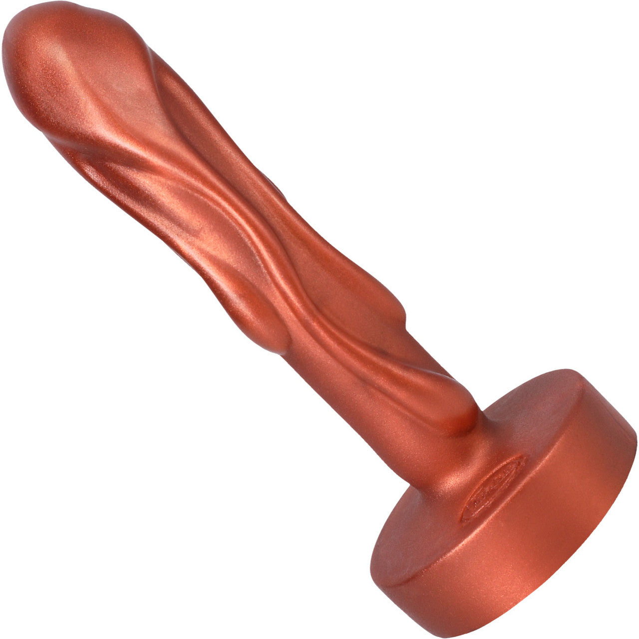 Mini Magma Silicone 5" Dildo By Tantus - Copper