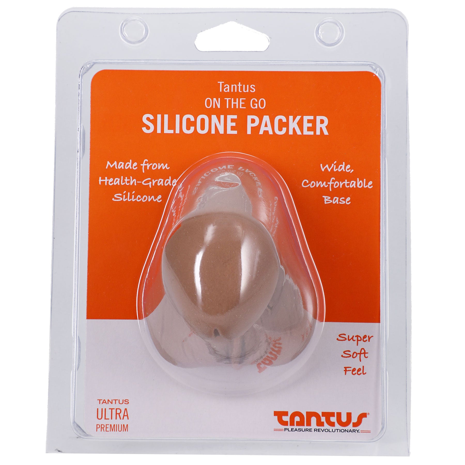 On The Go Silicone Packer By Tantus - Caramel