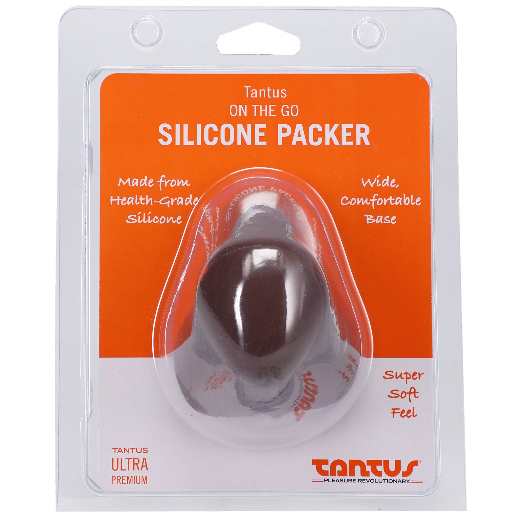 On The Go Silicone Packer By Tantus - Chocolate