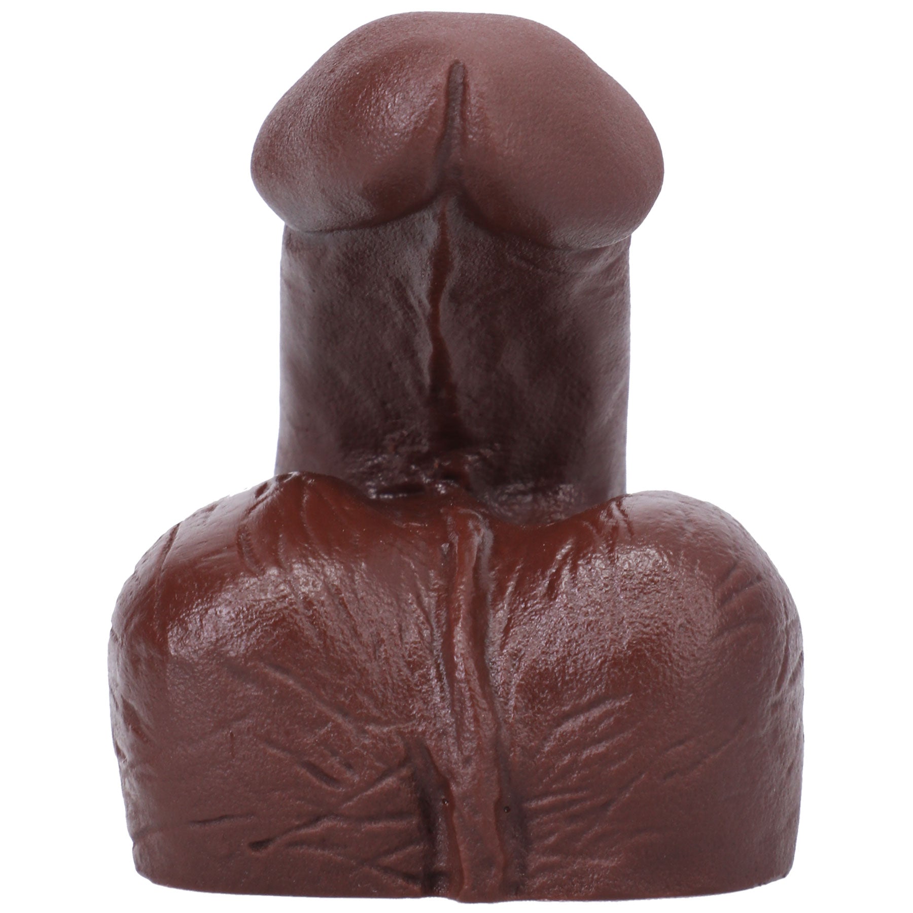 On The Go Silicone Packer By Tantus - Chocolate
