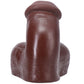 On The Go Silicone Packer By Tantus - Chocolate